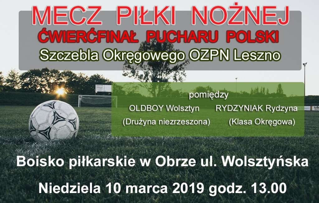 Oldboy Wolsztyn - Rydzyniak Rydzyna